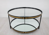 Zeugma CT393 Black & Gold Coffee Table