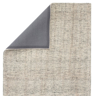 Jaipur Living Ritz Handmade Solid Gray/ Ivory Area Rug (8'6"X11'6")
