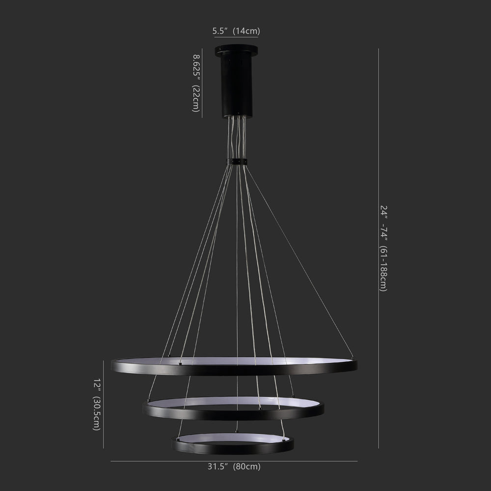 Safavieh Meranda 3 Tier Chandelier CTL1001A