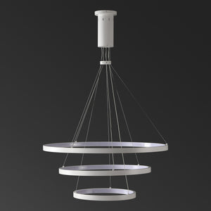 Safavieh Meranda 3 Tier Chandelier White Metal / Plastic CTL1001B