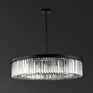 Safavieh Jennaya Crystal Chandelier Black Metal / Crystal CTL1002A