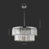 Safavieh Karissa 2 Tier Chandelier CTL1005A