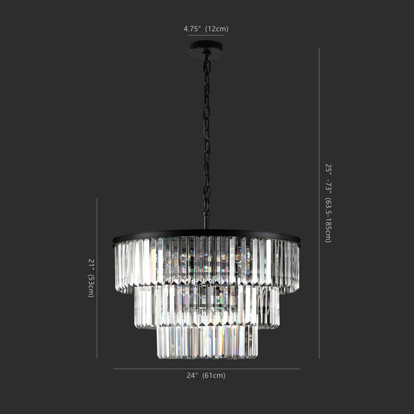 Safavieh Karissa 3 Tier Chandelier CTL1006A