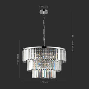 Safavieh Karissa 3 Tier Chandelier CTL1006B