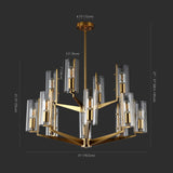 Safavieh Jennica Glass Chandelier CTL1008A