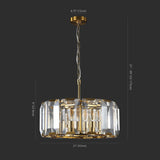 Safavieh Symone Glass Chandelier CTL1010A