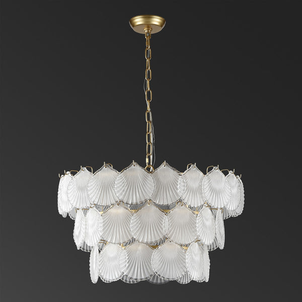 Safavieh Gutierrez 3 Tier Glass Chandelier XI22 CTL1016A