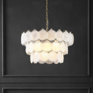 Safavieh Gutierrez 3 Tier Glass Chandelier XI22 CTL1016A