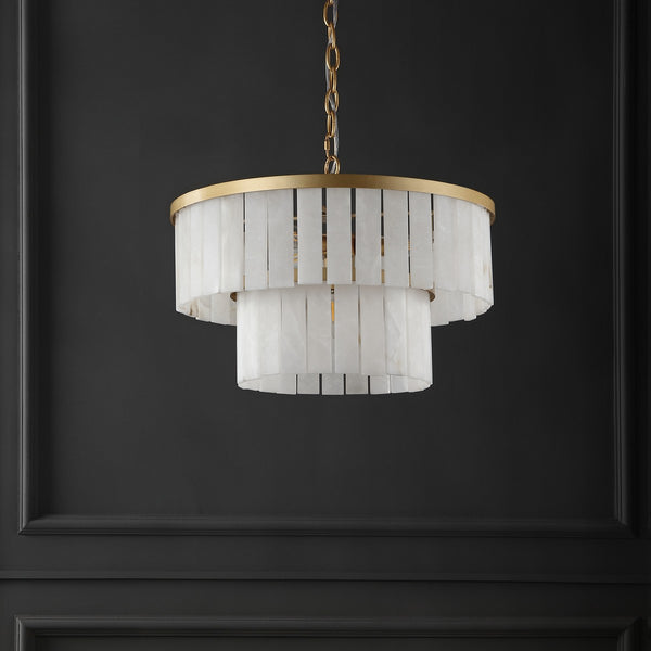 Safavieh Kiandra Marble 2 Tier Chandelier XI22 CTL1020A