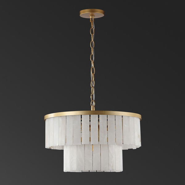 Safavieh Kiandra Marble 2 Tier Chandelier XI22 CTL1020A