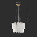 Safavieh Fernandez Marble 2 Tier Chandelier XI22 CTL1021A