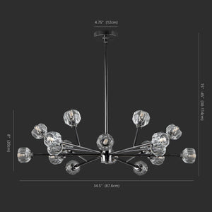 Safavieh Breyer Crstal Chandelier CTL1023A
