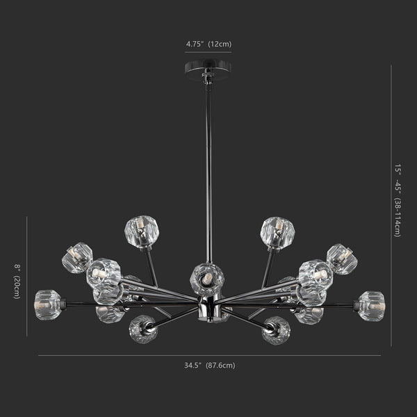 Safavieh Breyer Crstal Chandelier CTL1023A