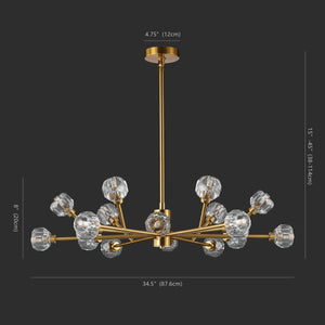 Safavieh Breyer Crstal Chandelier CTL1023C