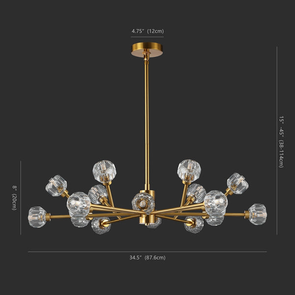 Safavieh Breyer Crstal Chandelier CTL1023C