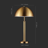 Safavieh Harvey Metal Dome Table Lamp XI22 CTL1024A