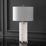 Safavieh Massey Round Alabaster Table Lamp CTL1027A