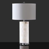 Safavieh Massey Round Alabaster Table Lamp CTL1027A