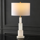 Safavieh Gardiner Alabaster Tiered Table Lamp XI22 CTL1035A