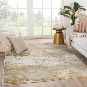 Jaipur Living Catalyst Collection CTY02 Cisco 35% Metallic Polyester 35% Polypropylene 30% Polyester Machine Made Modern Abstract Rug RUG152312