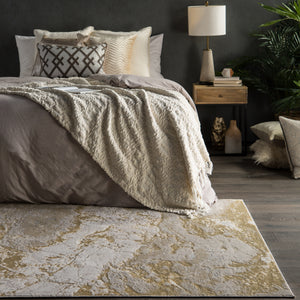 Jaipur Living Catalyst Collection CTY02 Cisco 35% Metallic Polyester 35% Polypropylene 30% Polyester Machine Made Modern Abstract Rug RUG152312