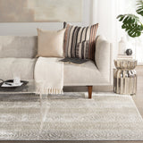 Jaipur Living Axis Animal Gray/ Natural Area Rug (3'3"X12')