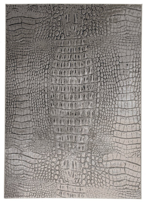 Jaipur Living Canberra Animal Gray/ Black Area Rug (9'6"X13')