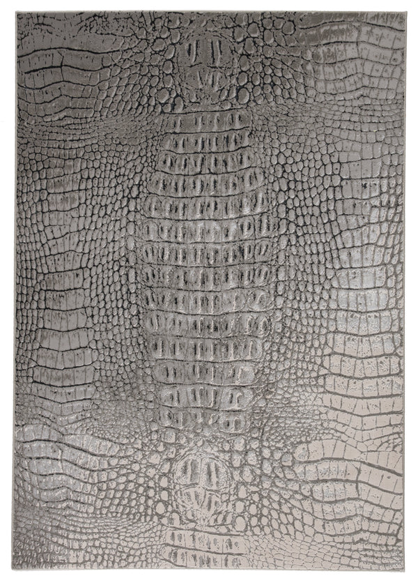 Jaipur Living Canberra Animal Gray/ Black Area Rug (9'6"X13')