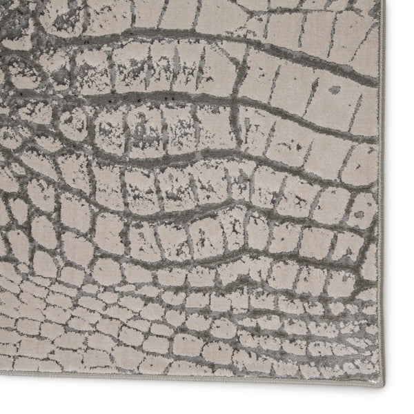 Jaipur Living Catalyst Collection CTY09 Canberra 35% Metallic Polyester 35% Polypropylene 30% Polyester Machine Made Contemporary Animal Rug RUG152313