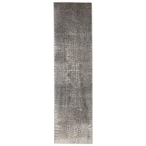 Jaipur Living Canberra Animal Gray/ Black Runner Rug (3'3"X12')