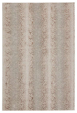 Jaipur Living Axis Animal Light Gray/ Brown Area Rug (9'6"X13')
