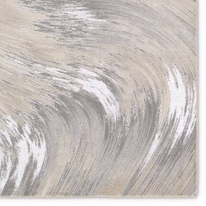 Jaipur Living Catalyst Zione CTY20 Power Loomed 65% Polyester 35% Polypropylene Abstract Area Rug Taupe 65% Polyester 35% Polypropylene RUG155848