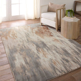 Jaipur Living Catalyst Ulysses CTY23 Power Loomed 65% Polyester 35% Polypropylene Abstract Area Rug Taupe 65% Polyester 35% Polypropylene RUG155866