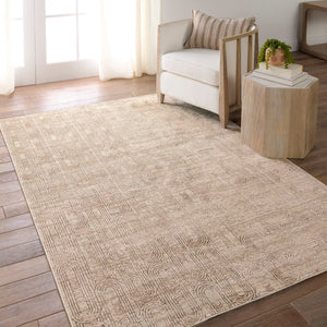 Jaipur Living Catalyst Gimeas CTY28 Power Loomed 65% Polyester 35% Polypropylene Geometric Area Rug Gold 65% Polyester 35% Polypropylene RUG155896