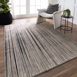 Jaipur Living Catalyst Adilah CTY29 Powerloomed Machine Made Indoor Modern Rug Gray 9'3" x 13'