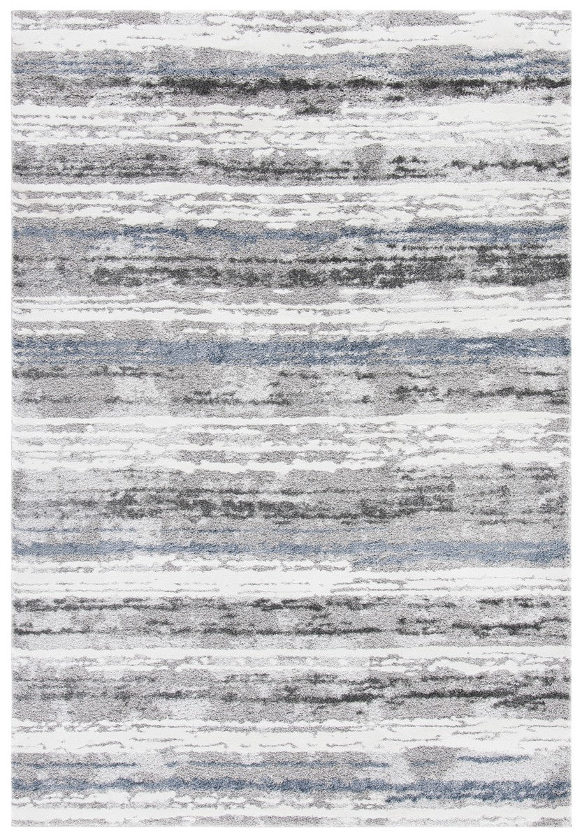 Century 300 Century 322 Contemporary Power Loomed 100% Polypropylene Rug Grey / Blue