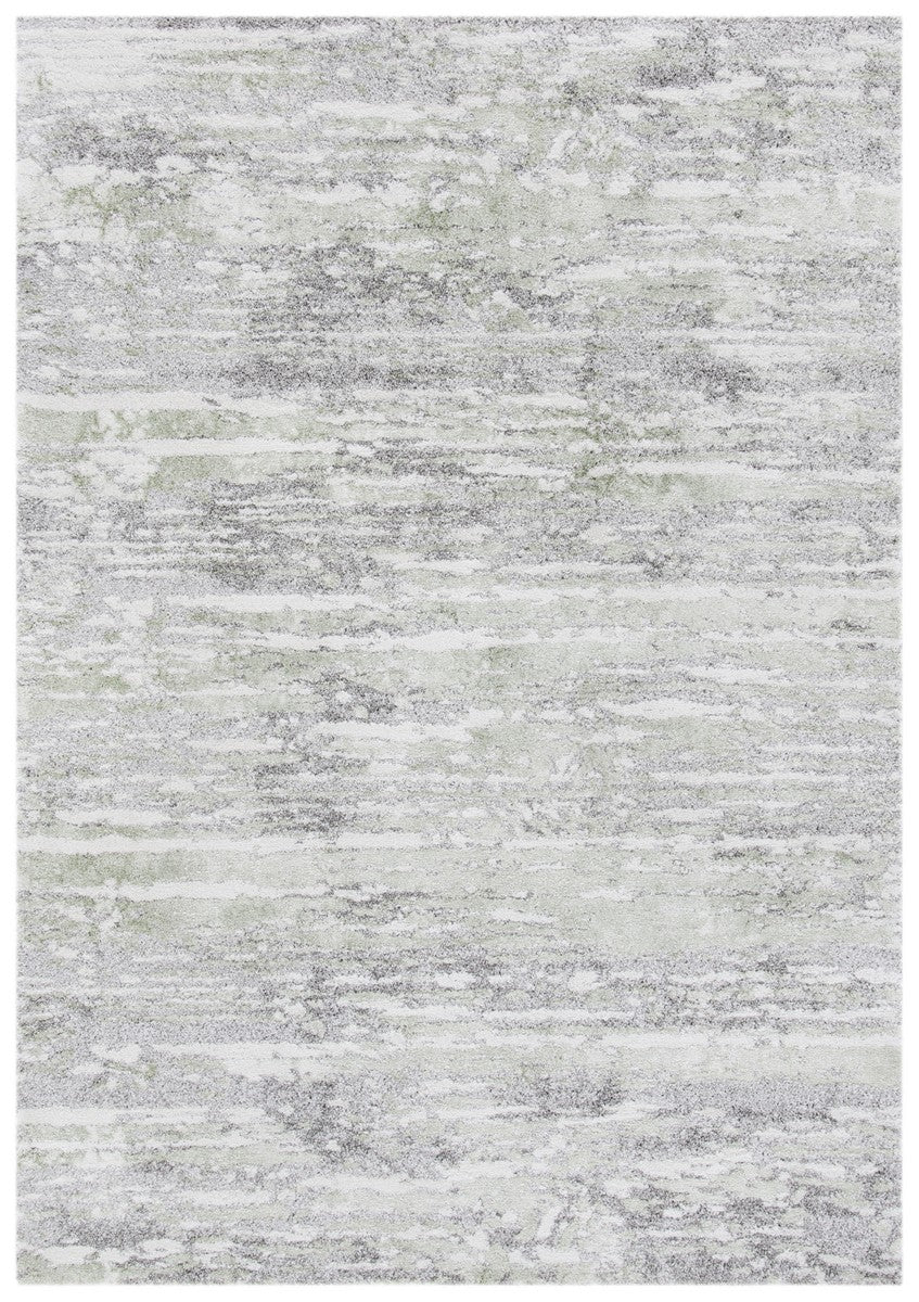 Century 300 Century 350 Contemporary Power Loomed 100% Polypropylene Rug Grey / Green