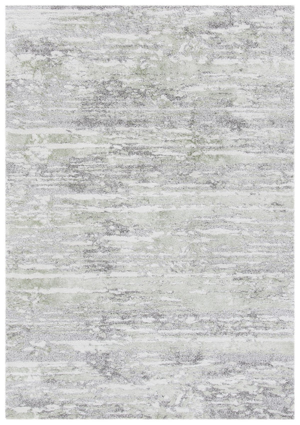 Century 300 Century 350 Contemporary Power Loomed 100% Polypropylene Rug Grey / Green