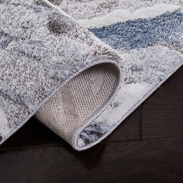 Century 300 Century 382 Contemporary Power Loomed 100% Polypropylene Rug Grey / Blue