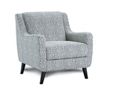 Fusion 240 MID CENTURY MODERN Accent Chair 240 Faux Skin Carbon