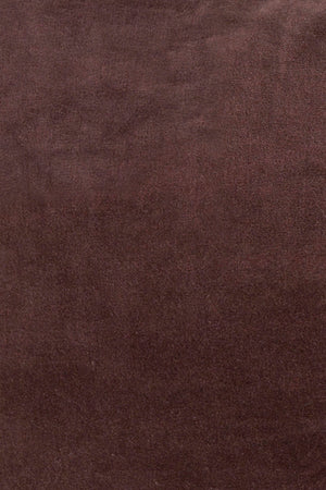 Chandra Rugs Pillows Cotton/Velvet Handmade Contemporary Pillows (With Polyester Fill Insert) Brown 1'10 x 1'10