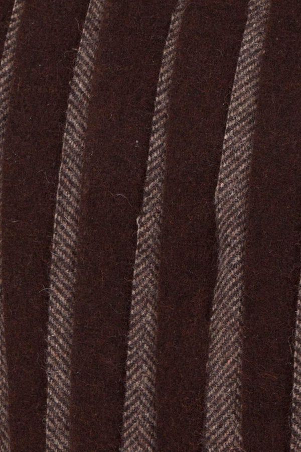 Chandra Rugs Pillows 100% Wool Handmade Contemporary Pillows (With Polyester Fill Insert) Brown 1'10 x 1'10