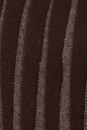 Chandra Rugs Pillows 100% Wool Handmade Contemporary Pillows (With Polyester Fill Insert) Brown 1'10 x 1'10