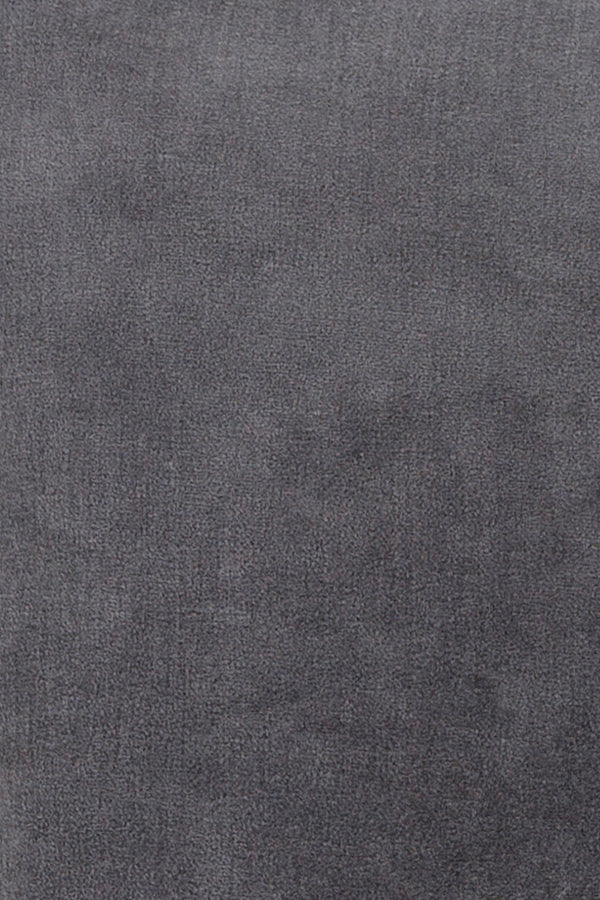 Chandra Rugs Pillows Cotton/Velvet Handmade Contemporary Pillows (With Polyester Fill Insert) Grey 1'10 x 1'10
