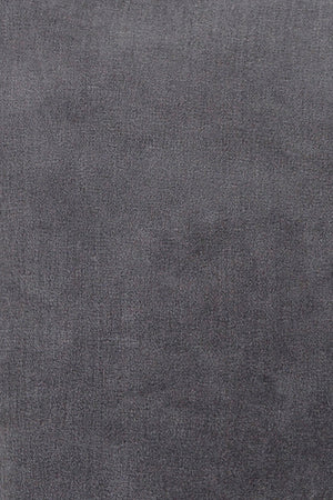 Chandra Rugs Pillows Cotton/Velvet Handmade Contemporary Pillows (With Polyester Fill Insert) Grey 1'10 x 1'10