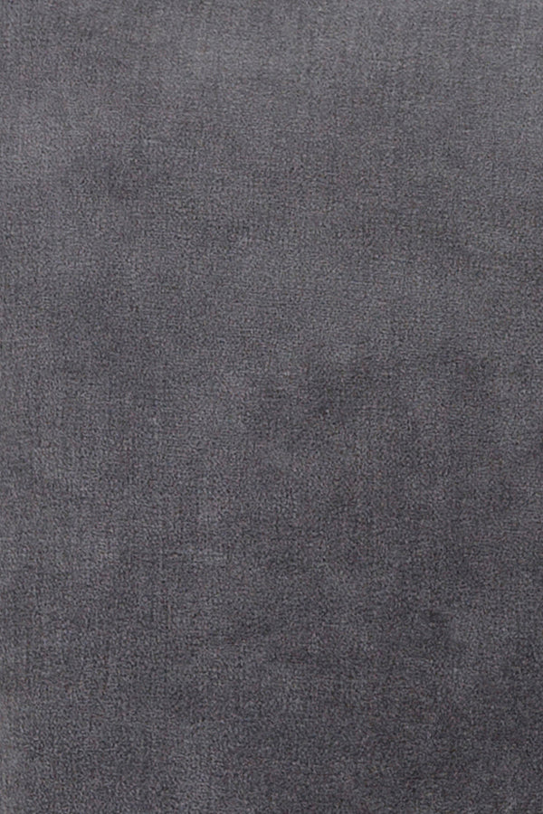 Chandra Rugs Pillows Cotton/Velvet Handmade Contemporary Pillows (With Polyester Fill Insert) Grey 1'10 x 1'10