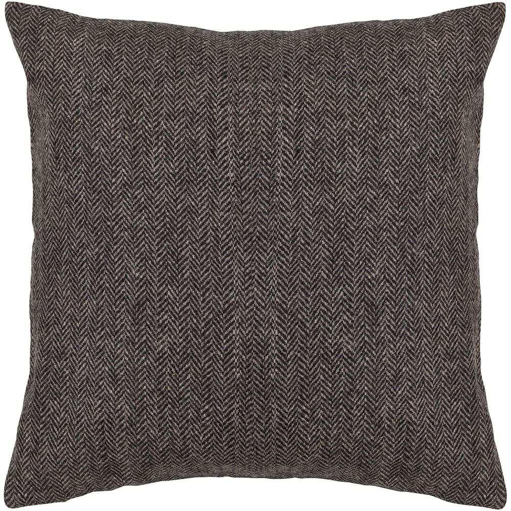 Chandra Rugs Pillows 100% Wool Handmade Contemporary Pillows (With Polyester Fill Insert) Grey 1'10 x 1'10
