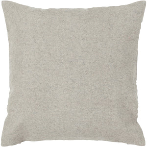 Chandra Rugs Pillows 100% Wool Handmade Contemporary Pillows (With Polyester Fill Insert) Grey 1'10 x 1'10