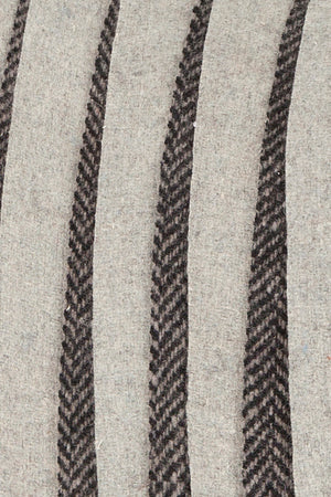 Chandra Rugs Pillows 100% Wool Handmade Contemporary Pillows (With Polyester Fill Insert) Grey 1'10 x 1'10