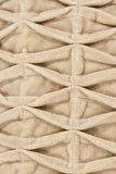 Chandra Rugs Pillows Cotton/Velvet Handmade Contemporary Pillows (With Polyester Fill Insert) Beige 1'10 x 1'10